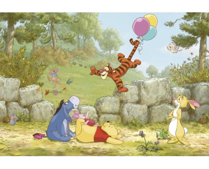 8-460 Фотообои Komar "Winnie Pooh Ballooning"