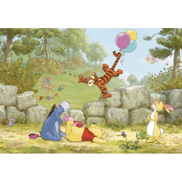 8-460 Фотообои Komar "Winnie Pooh Ballooning"