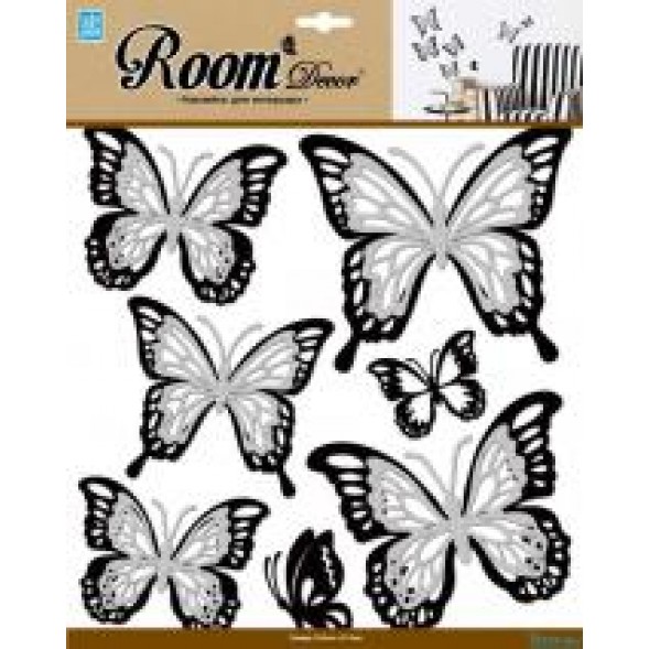 REA 5001 (многослойные бабочки с серебр. блесткам)