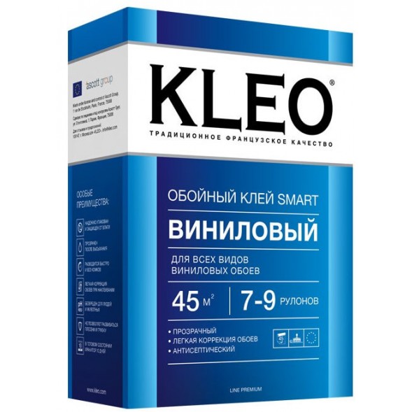 Клей для виниловых обоев, сыпучий KLEO SMART 7-9, 200гр, 35-45 м²/20